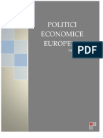 POLITICI - ECONOMICE EUROPENE - Note - Curs