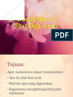 Dasar-Dasar Plat Dua Arah