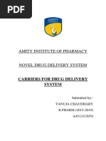 Amity Institute of Pharmacy-Ndds