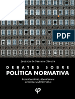 Debates Sobre Politica Normativa - Joedson de Santana Oliveira