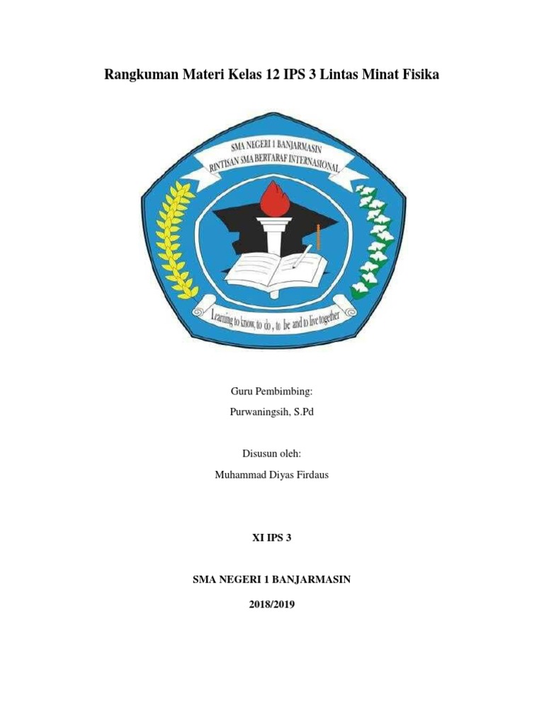 Rangkuman Materi Kelas 12 Ips 3 Lintas Minat Fisika