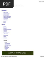 Coldplay - Parachutes