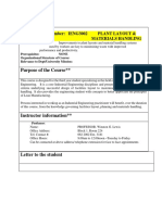 RCO-IENG3002 Plant Layout Materials Handling