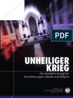 Unheiliger Krieg: Der Heimliche Kampf Der Psychiatrie Gegen Glaube Und Religion