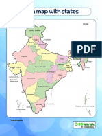 India Map With States: Source: Wikipedia