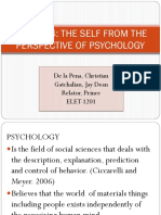 PSYCHOLOGY OF THE SELF