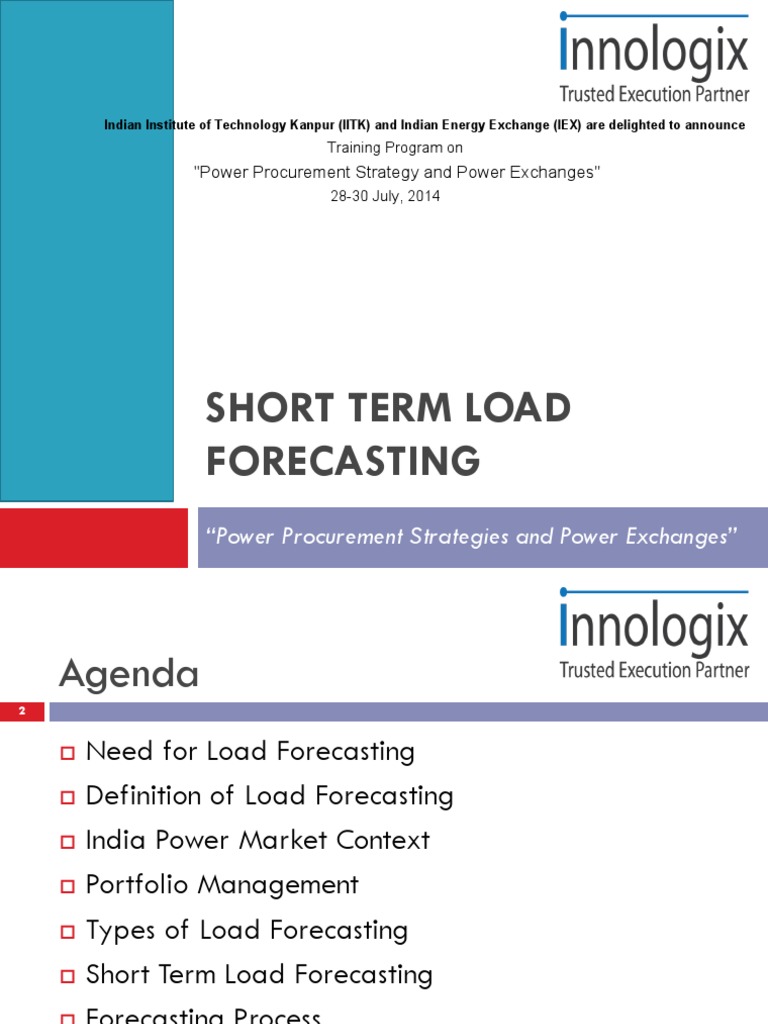 1 - Short Term Load Forecasting - Mr. Atul Agarwal | PDF ...