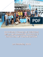 2do Taller de Jovenes Profesion - Sociedad Cubana de Ciencias de PDF