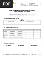 METHOD STATEMENT For Roll-Up Doors Installation