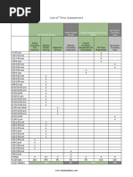 ASCA Time Use for School Counselors | PDF | School Counselor | Spreadsheet