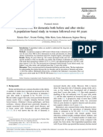 Increased Risk For Dementia Both Before and After Stroke: A Population-Based Study in Women Followed Over 44 Years