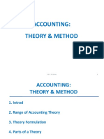 Accounting Theory and Methods
