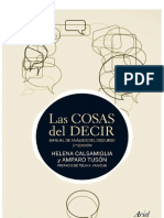 Las Cosas Del Decir_ Manual de Análisis Del Discurso. 3a Edición