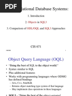 Object Relational Database Systems:: 2. in 3. Comparison of and Approaches