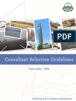Consultant Selection Guidelines