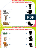 Trabajamos La Atencion Relacionando Animales Con Sus Sombras PDF