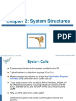 Chapter 2: System Structures: Silberschatz, Galvin and Gagne ©2013 Operating System Concepts - 9 Edition