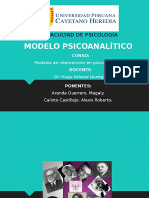 Modelo Psicoanalitico | PDF | Psicoanálisis | Mente inconsciente