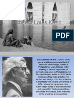 Architect Louis Kahn