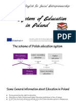 The System of Education in Poland