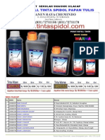 Jual Tinta Spidol Papan Tulis Alkohol Base Hub: 031-72711150