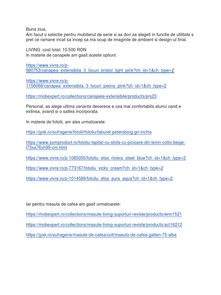 Produse Links Docx
