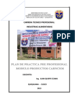 Plan Practicas de Carnes 2013