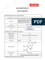 Hoja de Seguridad Gel k4