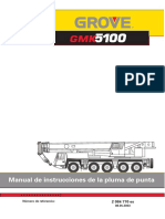 Grove GMK5100 Manual de Instrucciones de La Pluma de Punta PDF