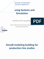 Queueing Systems and Simulation: University of Connecticut Fall 2018, MEM 4225