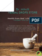 DR MITIC Herbal Drops Store Product Catalog ENGLISH 31.03.2019