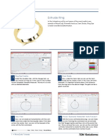 RhinoGold 4.0 - Level 1 - Tutorial 009 - Extrude Ring