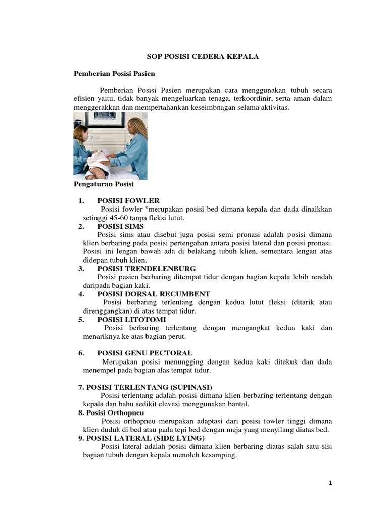 Pemberian Posisi Pasien Pdf