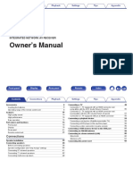 Denon AVR S930H Manual PDF
