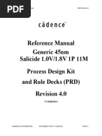 GPDK Downloads for Cadence Tools | PDF | Cmos | Digital Electronics