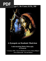 A Synopsis On Kashmir Shaivism PDF