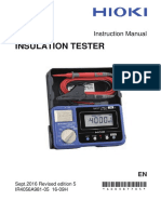 Insulation Tester: Instruction Manual