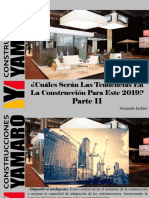 Armando Iachini - ¿Cuáles Serán Las Tendencias en La Construcción Para Este 2019?, Parte II