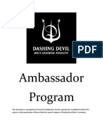 Dashing Devil Ambassador Program Information