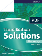 Solutions Elementary 3ed Student 39 S Book PDF