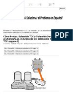 Parte 1 - Cómo Probar - Solenoide TCC y Solenoide de Cambio A (Honda 2.2L, 2.3L)