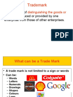 Trademark: Sign Distinguishing The Goods or Services