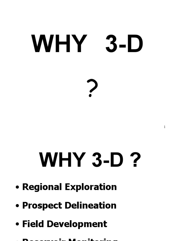 3D Final | PDF | Petroleum Reservoir | Reflection Seismology