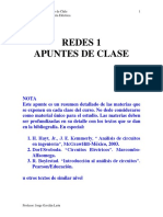 Redes 1 Apuntes de Clase: Universidad de Santiago de Chile Departamento de Ingeniería Eléctrica 1