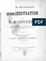 Gevaert - Cours Méthodique D'orchestration PDF