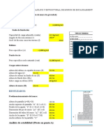 Bocatoma Ejemplo Muro de Encauzamiento