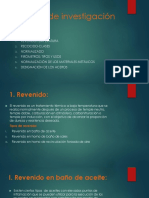 Revenido-Temperatura Recocido-Clases Normalizado Pirómetros: Tipos y Usos Normalización de Los Materiales Metálicos Designación de Los Aceros