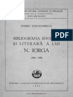 Bibliografia Iorga PDF