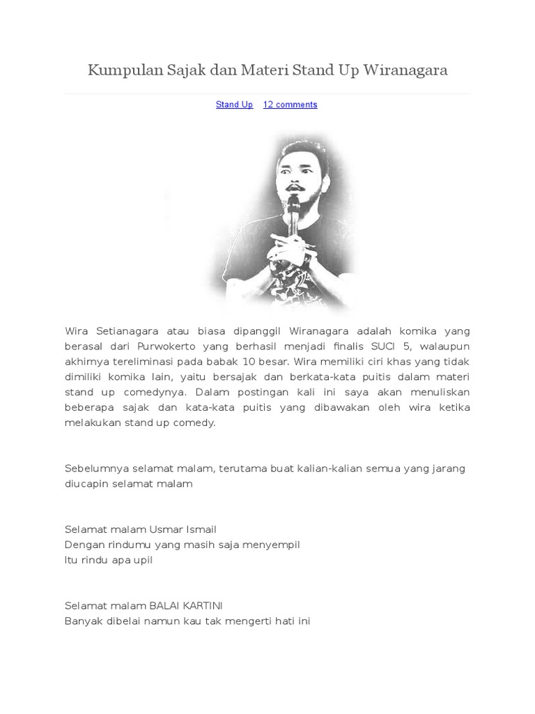 Puisi Cinta Wira Nagara Kumpulan Puisi Nusantara