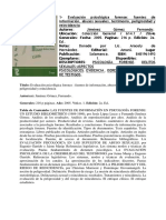 Evaluacion Psicologica Forense Jimenez Gomez Tomo 1